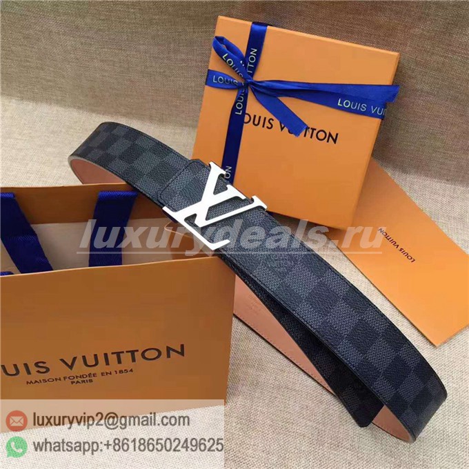 Louis Vuitton belt overseas quality counter new packaging imported leather hand stitched ...