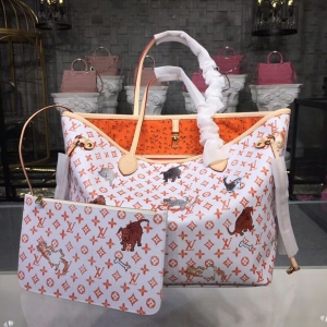 2019 early spring edition LV Neverfull medium limited shopping bag