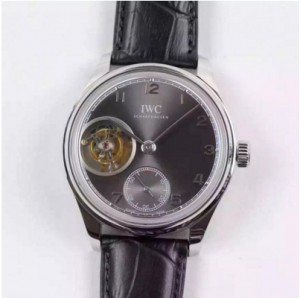 TF produced the IWC Portuguese series two-handed half-small second automatic tourbillon movement men's watch