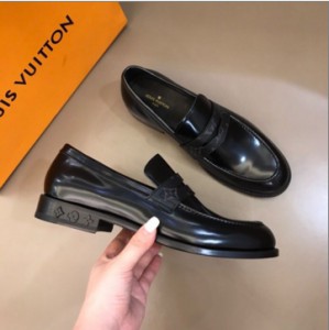 LV top luxury brand high-quality men's business dress Shoes