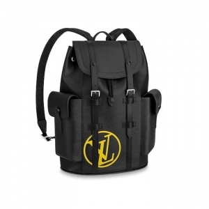M55138 LV 2019 new backpack LV letter Epi leather Christopher small men's backpack