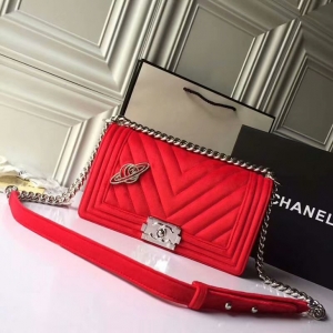 Chanel velvet series LEBOY chain bag