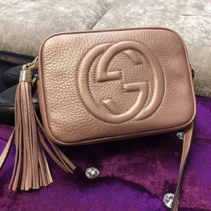 Gucci soft patent leather party bag