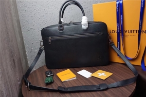 LV men's briefcase Porte Documents Business Handbag
