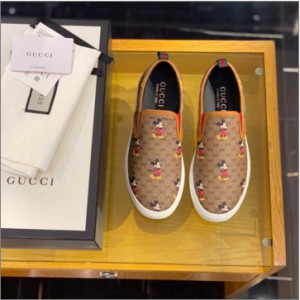 Gucci faux canvas classic GG pattern men's sneakers