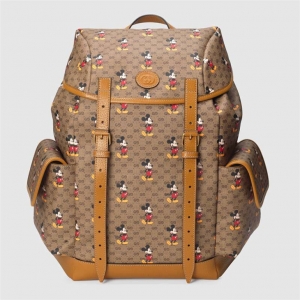 Gucci Disney Disney Mickey Mouse Print Pattern Rucksack Women Backpack 603898