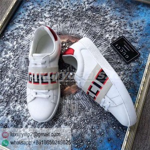 Gucci logo embroidery men's Shoes
