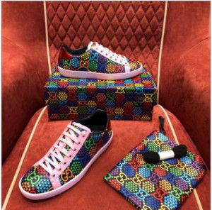 Gucci 2020ss magic popping candy series Ace series ladies sneakers