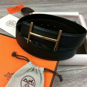 Hermes men's belt quality Hermes belt imported togo lychee pattern H steel buckle 38mm