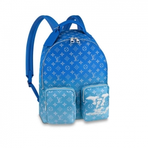 LV Lady Backpack Multipocket Blue Sky and White Clouds Series M45441